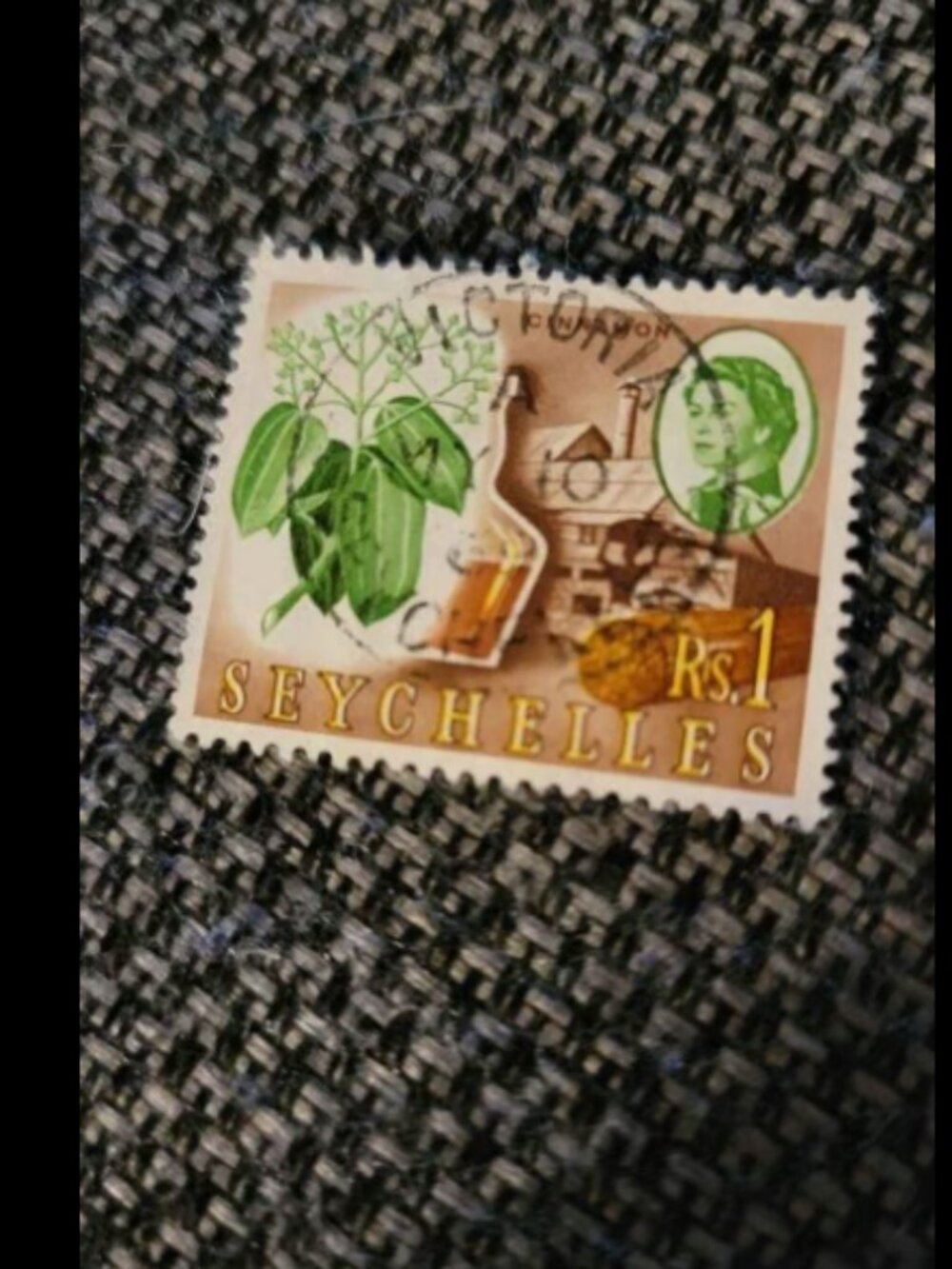Seychelles cancelled stamp